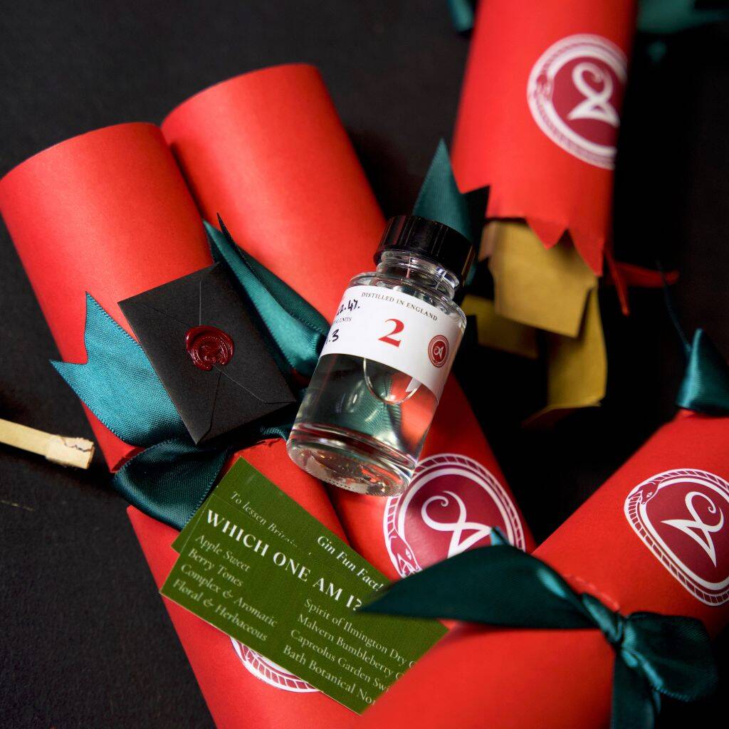 Four Craft Gin Christmas Crackers, 1 of 4
