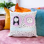 Personalised Me And My Pet Portrait Cushion, thumbnail 3 of 6