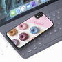 Personalised Donut Food iPhone Case, thumbnail 2 of 2