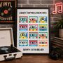 Personalised 50th Birthday Music Print, thumbnail 1 of 10
