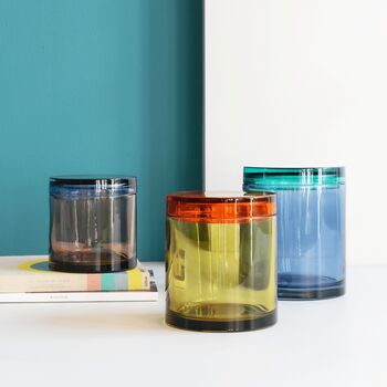 Stunning Handcrafted Decorative Glass Storage Jar And Lid, 9 of 9