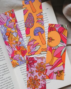 Pink Floral Bookmark, 4 of 5