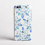 Blue Florals Phone Case, thumbnail 2 of 3