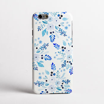 Blue Florals Phone Case, 2 of 3