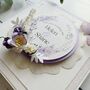 Personalised Wedding Card With 3D Flowers And Butterfly, thumbnail 7 of 7