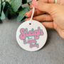 Personalised Sleigh It Cool Christmas Decoration, thumbnail 1 of 2