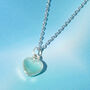 Healing Heart Aquamarine Gemstone Necklace, thumbnail 6 of 10