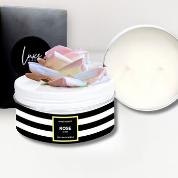 Personalised Scented Blush Rose Valentines Day Gift, 6 of 9