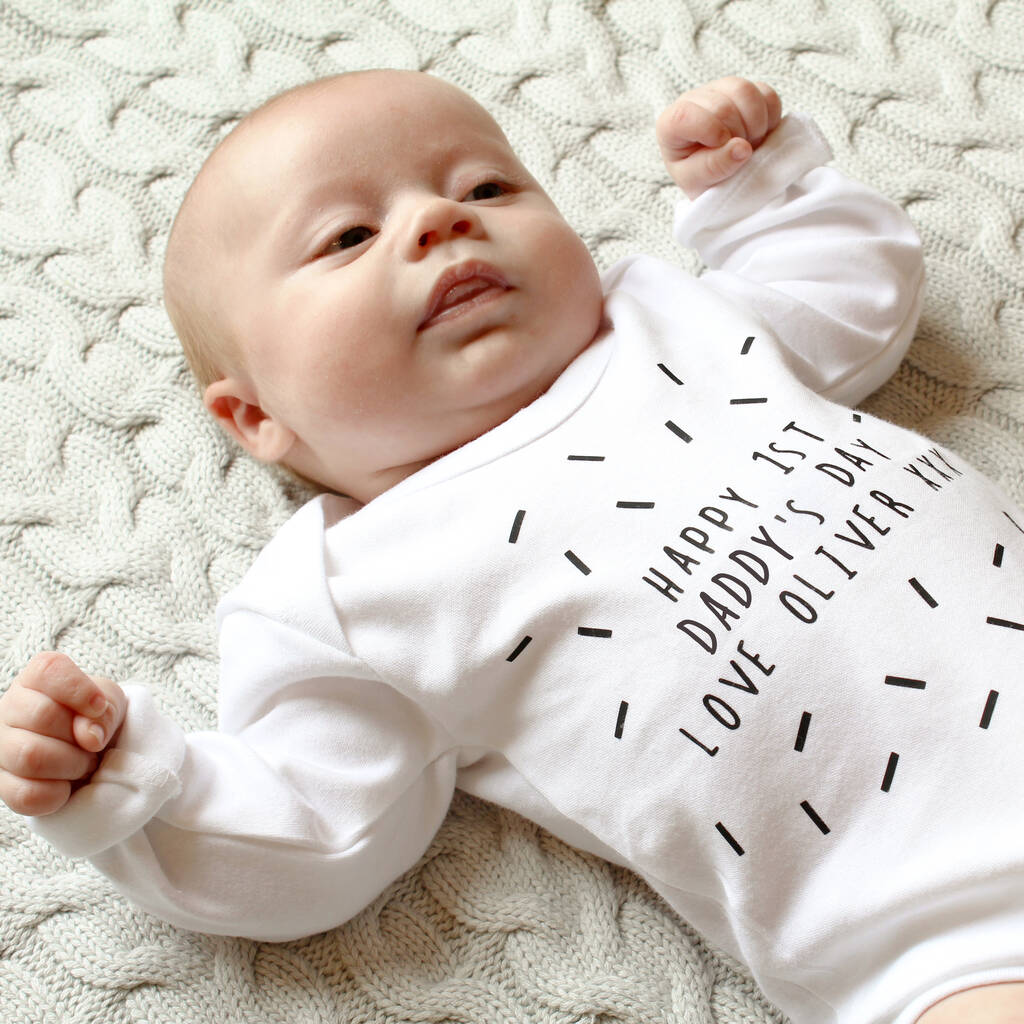Confetti Any Personalised Text, Babygrow, 1 of 7