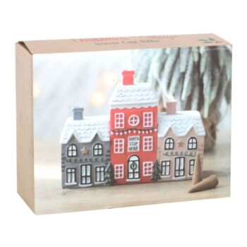 Christmas Village Incense Cone Holder, 3 of 5