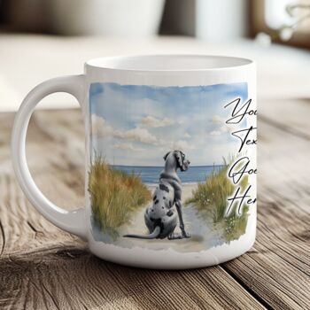 Personalised Great Dane Dog Beach Walk Collection, 6 of 8