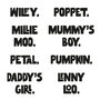 Cheeky Chop Personalised Children's Nickname Sweatshirt, thumbnail 7 of 11