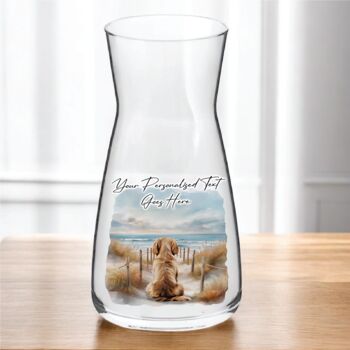 Personalised Golden Retriever Dog Beach Walk Collection, 8 of 8