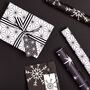 Luxury Lined Stars, Christmas Wrapping Paper, thumbnail 4 of 5