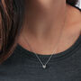 Emily And Ophelia Diamond Heart Necklace, thumbnail 1 of 4