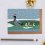 Christmas Duck Family, thumbnail 1 of 2