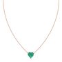Emerald Heart Necklace, thumbnail 1 of 3