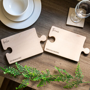 Personalised Made For Each Other Puzzle Serving Boards, 3 of 4