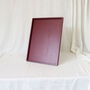 Handmade Dark Red Wooden Serving Tray, Lacquered Ottoman Cover Tray, thumbnail 7 of 11