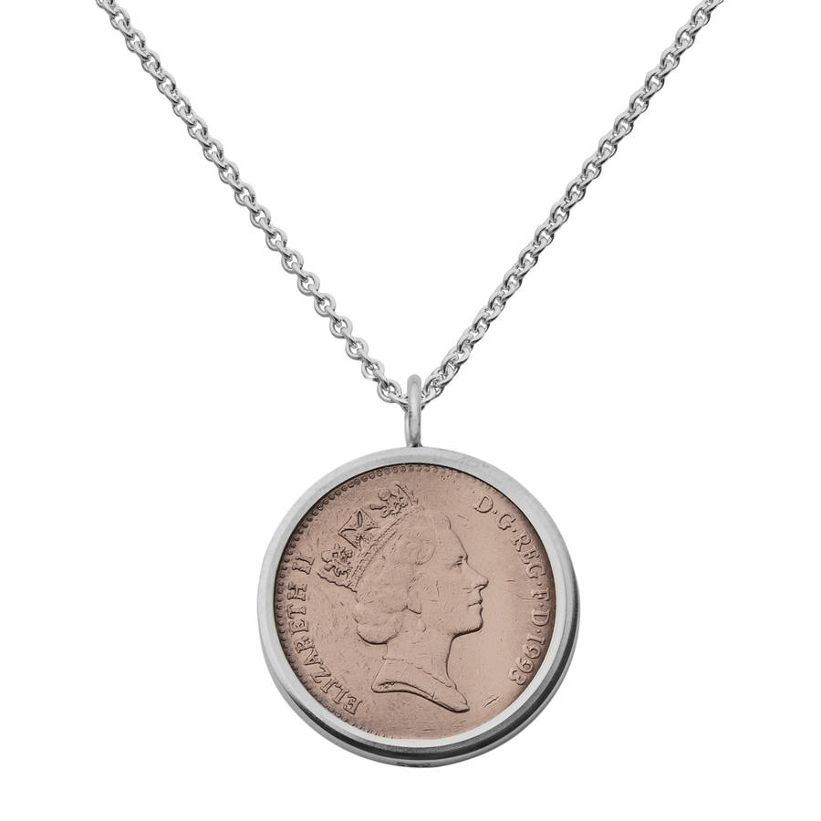 William I Penny Coin WC12 Charm with 5mm Hole to fit Pendant Charm Bracelet POSTED BY US GIFTS FOR ALL 2016 FROM DERBYSHIRE UK