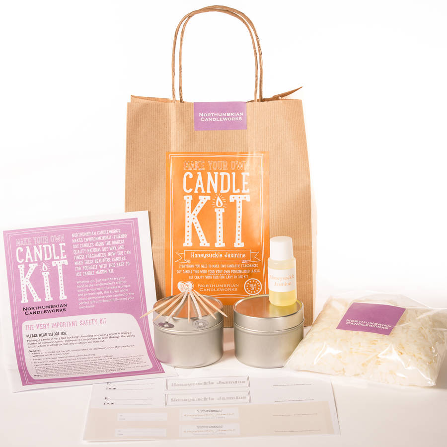 'Honeysuckle Jasmine' Candle Making Kit