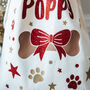 Personalised Glitter Dog Christmas Sack, thumbnail 5 of 9