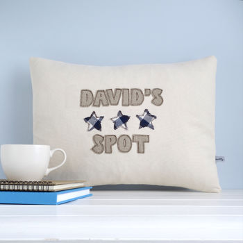Personalised Stars Cushion Gift For Father's Day, 3 of 12