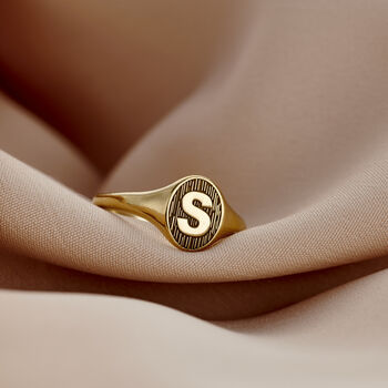 Initial Letter Signet Ring, 3 of 9