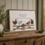 Personalised Chicken Welcome To Our Home Print, thumbnail 1 of 7