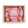 'Candy Cane' Reusable Christmas Cracker And Crown, thumbnail 6 of 10