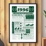 1996 Personalised 30th Birthday Motorsport Print, thumbnail 1 of 12