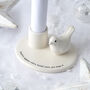 Ceramic 'Robins' Candlestick Holder In Gift Box, thumbnail 1 of 4