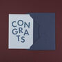 'Congrats' Funny Congratulations Card, thumbnail 4 of 4