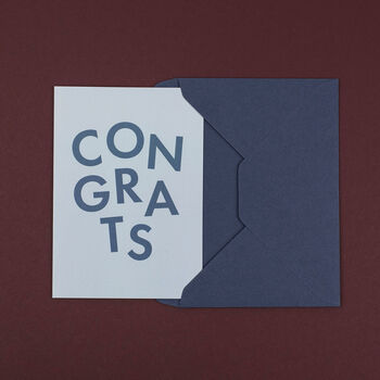 'Congrats' Funny Congratulations Card, 4 of 4