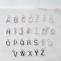 September Sapphire Swarovski Crystal Birthday Birthstone And Initial Necklace, thumbnail 4 of 7