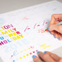 Personalised Summer Holiday Family Wall Planner, thumbnail 3 of 6