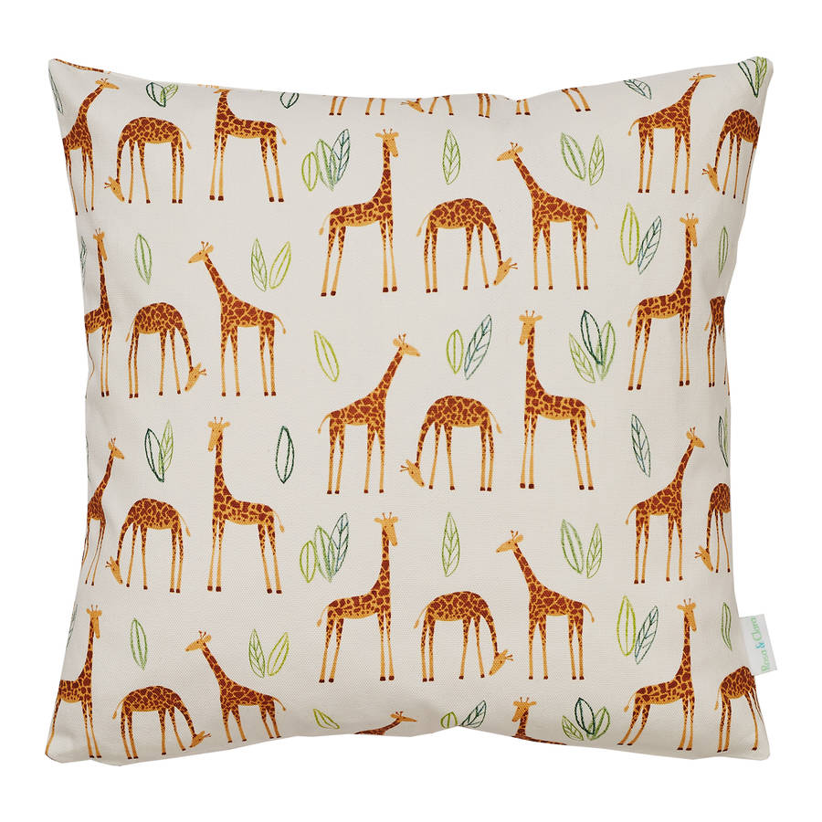 A 'Giraffes' Cushion, Mini Or Medium, 1 of 5