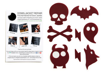 Spooky Repair Patch Kit Burgundy, 7 of 7