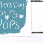 First Father's Day As My Pops Card, thumbnail 3 of 6