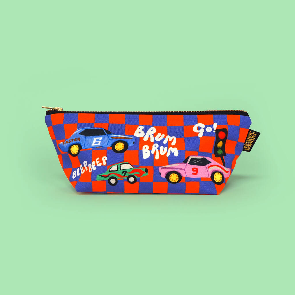 Cars And Trucks Kids Pencil Case, 1 of 4