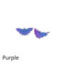 Titanium Bat Stud Earrings – Gothic, Spooky And Fun, thumbnail 4 of 12