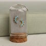 Opal Turquoise Wing Stud Earrings, thumbnail 1 of 11