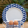 Daymer Blue Egg Cup Stripes, thumbnail 2 of 3
