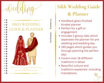 White Sikh Wedding Guide And Planner, 3 of 11
