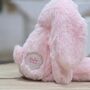 Katie The Long Leg Light Pink Bunny Soft Toy, thumbnail 3 of 3
