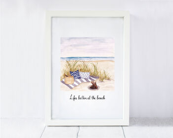 Life's Better At The Beach Print, 2 of 3