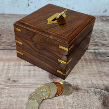 Wooden Money Box, 4 of 8