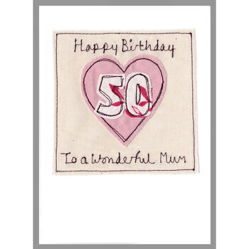 Personalised 50th Birthday Card For Her, 10 of 10