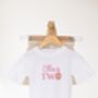 Personalised Daisy First/Second Birthday T Shirt, thumbnail 7 of 9