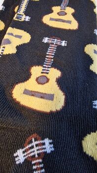 Guitar Socks In A Box. Adult One Size. Secret Santa, 4 of 11